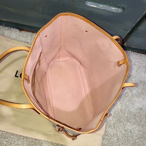 SOLD!!! Auth Louis Vuitton Neverfull Damier Azur - Picture 5 of 8